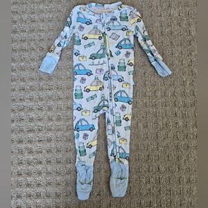 Posh Peanut Road Trip Print Convertible Zippy Slerper